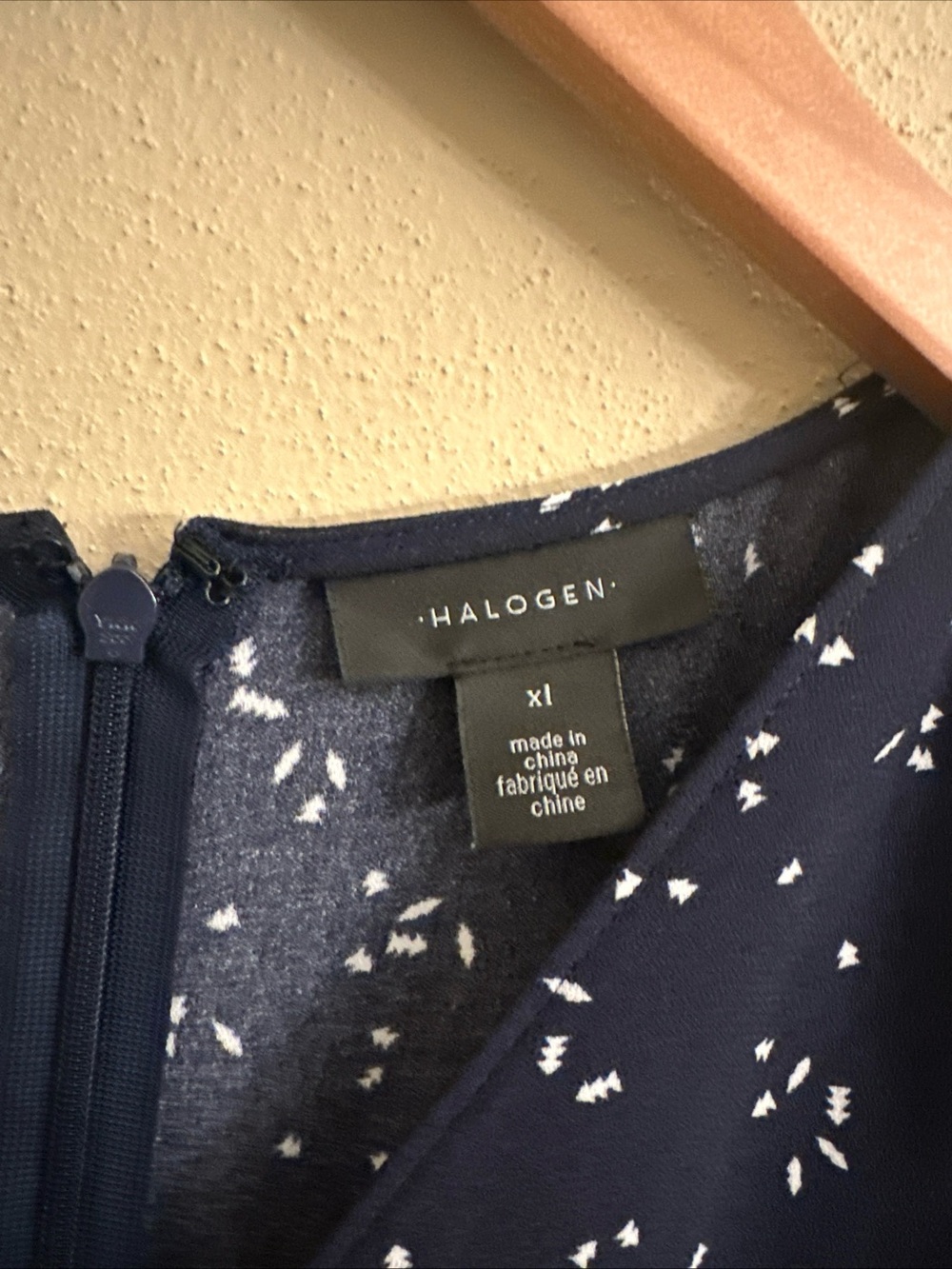 Halogen Jumpsuit Romper One Piece Size XL Blue Office Summer *Read* - Picture 2 of 6